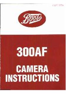Boots Chemist 300 AF manual. Camera Instructions.